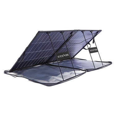 KickAss ProductsKickAss 12V 200W Portable Folding Bi Facial Lightweight Solar PanelKABIFACSP200