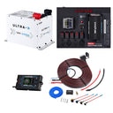 KickAss ProductsKickAss 12V 230Ah Lithium Arctic White Complete Dual Battery Kit with 40A DCDC Control Hub, Heavy Duty Wiring Kit and Remote Display UnitKADBKIT230XLIONW