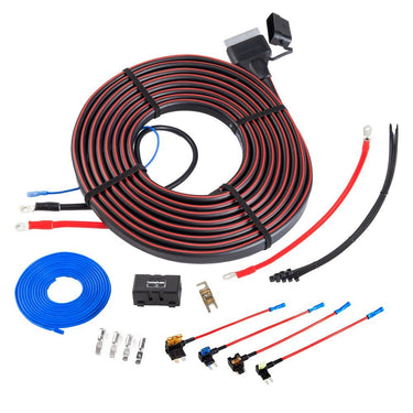 KickAss ProductsKickAss 12V 230Ah Ultra - X Lithium Compact Deep Cycle Battery Bundle with Wireless Canopy Power System & DCDC Wiring Kit - 230Ah Total CapacityBUNDLE-KA12230X-LION-KA40A8WSCPSL-KAHDD.