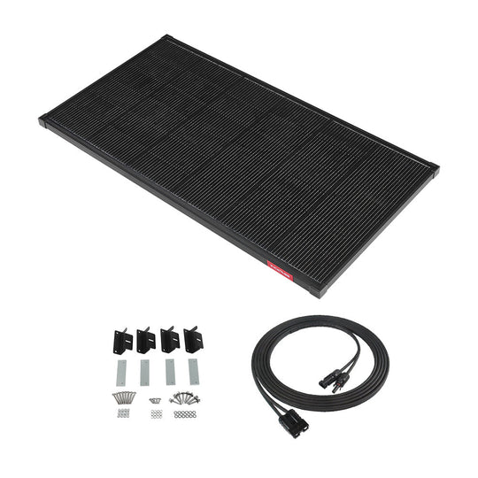 KickAss ProductsKickAss 12V 250W TOPCon+ Fixed Solar Panel Bundle with Extension & Mounting Kit - 250W Total CapacityKA-250WSOL-EXTMNT-334W