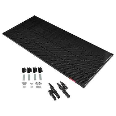 KickAss ProductsKickAss 12V 350W TOPCon+ Fixed Solar Panel Bundle with Mounting Kit & Connector - 350W Total CapacityKA-350WSOL-CONN-MNT