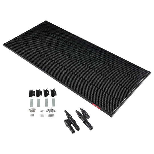 KickAss ProductsKickAss 12V 350W TOPCon+ Fixed Solar Panel Bundle with Mounting Kit & Connector - 350W Total CapacityKA-350WSOL-CONN-MNT
