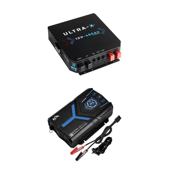 KickAss ProductsKickAss 12V 460Ah Ultra-X Lithium Battery + Flexicharge 50A Charger BundleKA-12460XLIT-CHG50A-BT