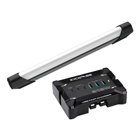 KickAss ProductsKickAss 12V Anderson To USB Fast Charger + Ultra Bright 48cm Magnetic Light Bar Torch BundleKABUN-KAFC12V212W-KATORCHLBUBM48