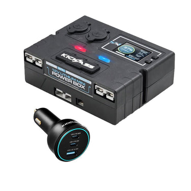 KickAss ProductsKickAss 12V Control Box with LCD Screen + 100W Car Charger BundleKAMINILCD-100W-BUNDLE