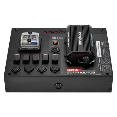 KickAss ProductsKickAss 12V Control Hub / Panel with Smart 40A DCDC Charger + Integrated BluetoothKACTRLHB40DCDCBT