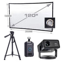 KickAss ProductsKickAss 12V FHD Outdoor Cinema Smart Projector Bundle with KickCharge 150Wh Power Pack, 120" Screen and TripodKAODCP-SMART-ELS120-TRIPOD-HUB150-BUNDLE