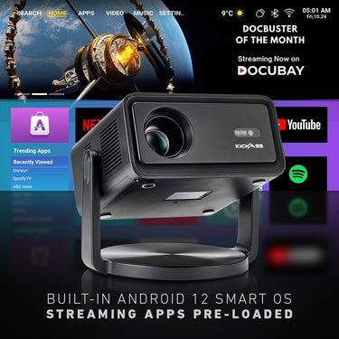 KickAss ProductsKickass 12V FHD Outdoor Cinema Smart ProjectorKAODCP-SMART