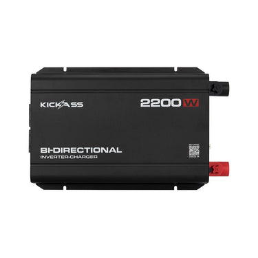 KickAss ProductsKickAss 12V to 230V Pure Sine Wave 2200W Bi-Directional Inverter-Charger + Integrated BluetoothKAPSWICHG2200