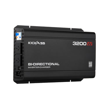 KickAss ProductsKickAss 12V to 230V Pure Sine Wave 3200W Bi-Directional Inverter-Charger + Integrated BluetoothKAPSWICHG3200