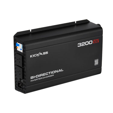 KickAss ProductsKickAss 12V to 230V Pure Sine Wave 3200W Bi-Directional Inverter-Charger + Integrated BluetoothKAPSWICHG3200