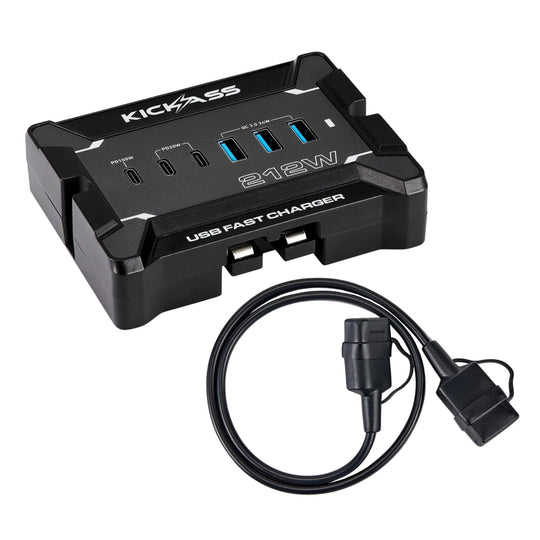 KickAss ProductsKickAss 12V USB Fast Charger & 1m Extension Lead BundleKAUSB212WEXT1M