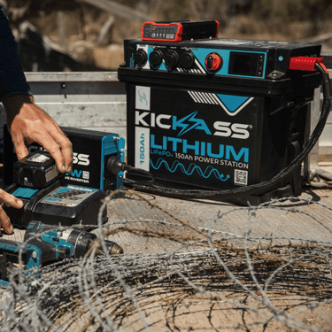 KickAss ProductsKickAss 150Ah Lithium Power Station with 40A DCDC ChargerKAJBLITKIT150