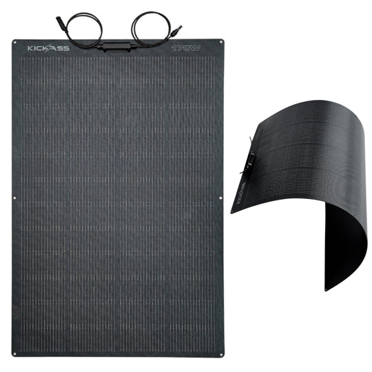KickAss ProductsKickAss 170W Flexible ETFE Solar PanelKAFLXSP170