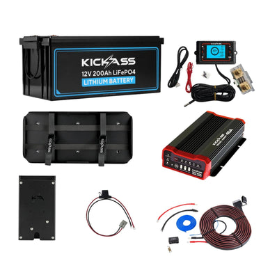 KickAss ProductsKickAss 200Ah Base Core Lithium Dual Battery KitKA200BASECORELIONDBKIT