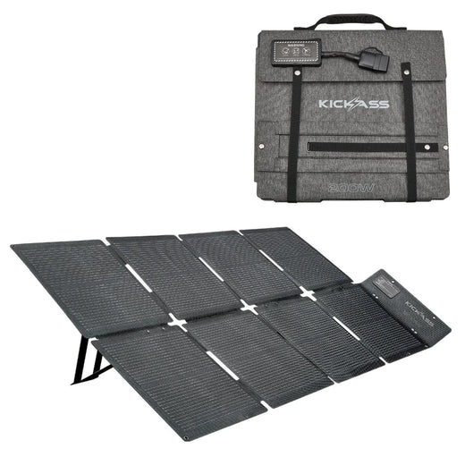KickAss 200W DC Solar Blanket with Anderson Tail & USB Hub