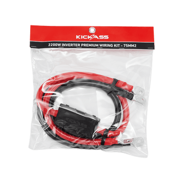 KickAss ProductsKickAss 2200W Inverter Premium Wiring Kit - 75mm2KAPSWICHG2200-WK-75