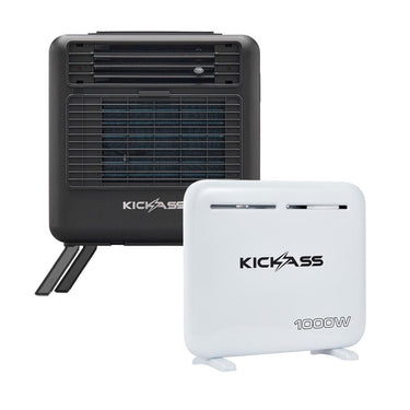 KickAss ProductsKickAss 240V Portable Air Conditioner + 1000W Electric Panel Heater BundleBUNDLE-KAPAC400-KAHEATPAN1000W-A7F2P1