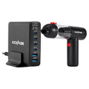 KickAss ProductsKickAss 240W GaN USB - C Charger + 4 - in - 1 Vacuum Cleaner BundleKABUNDLE-FC240W-VAC4IN1