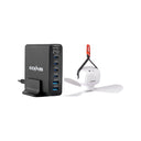 KickAss ProductsKickAss 240W GaN USB - C Charger + Portable Hanging Camping Fan BundleKABUNDLE-FC240W-CEFAN