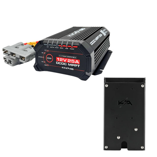 KickAss ProductsKickAss 25A Smart DCDC Charger + Accessory Panel BundleKADCDC25A-BT-APMKII