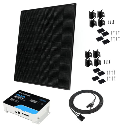 KickAss ProductsKickAss 280W Ultra Slim Fixed Glass Solar Panel + 40A MPPT Solar Charge Controller BundleKAUSSP280 - MPPT40A - BUNDLE
