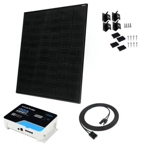 KickAss ProductsKickAss 280W Ultra Slim Fixed Glass Solar Panel + 40A MPPT Solar Charge Controller BundleKAUSSP280 - MPPT40A - BUNDLE