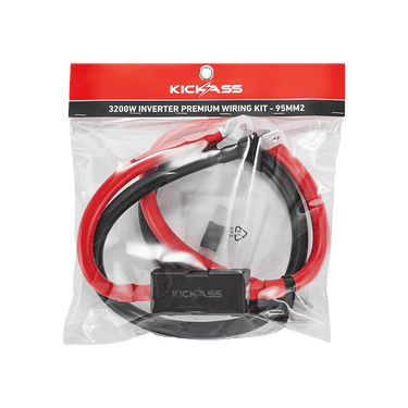 KickAss ProductsKickAss 3200W Inverter Premium Wiring Kit - 95mm2KAPSWICHG3200-WK-95