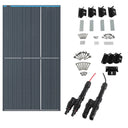 KickAss ProductsKickAss 350W Solar Panel with Bracket & 2 - in - 1 Connector BundleKA350SOLARMOUNT2INCONN