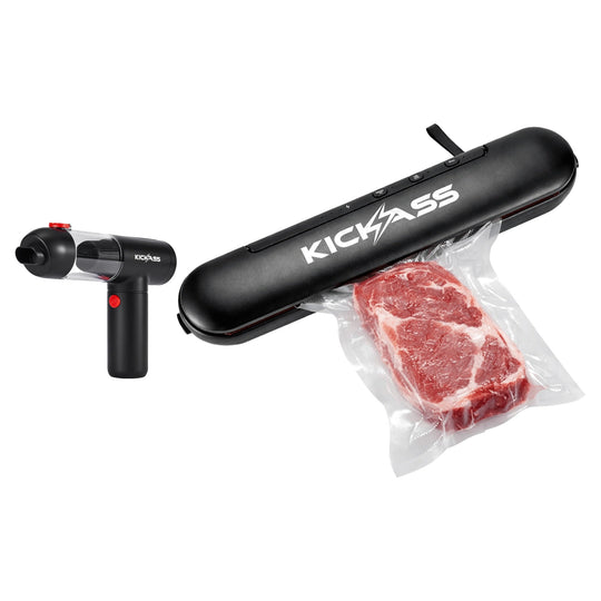 KickAss ProductsKickAss 4 - in - 1 Vacuum Cleaner + Rechargeable Vacuum Sealer BundleKABUNDLE-VAC4IN1-VS