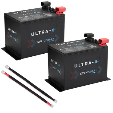 KickAss ProductsKickAss 460Ah Ultra - X Lithium Battery Bundle with Linking CablesKA - ULTRA230 - BUNDLE