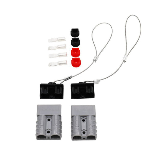 KickAss ProductsKickAss 50Amp Connector Kit with Covers & Plugs GREYKAAndCK