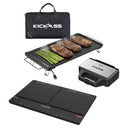 KickAss ProductsKickAss 50CM Portable Electric BBQ Bundle with Dual Zone Induction Cooktop and Jaffle, Waffle, Sandwich & Grill PressKA-EBBQ1400-INDCOOK2300-SWICHPRESS