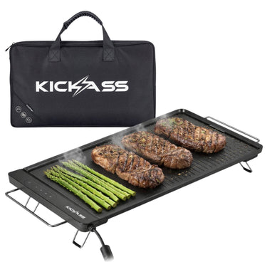 KickAss ProductsKickAss 50CM Portable Electric BBQ Bundle with Dual Zone Induction Cooktop and Jaffle, Waffle, Sandwich & Grill PressKA-EBBQ1400-INDCOOK2300-SWICHPRESS