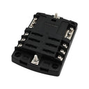 KickAss ProductsKickAss 6 - Circuit Fuse Block with Standard Blade Fuse, Busbar, and CoverKAFUSEB6