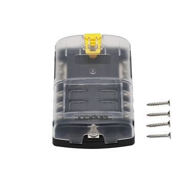 KickAss ProductsKickAss 6 - Circuit Fuse Block with Standard Blade Fuse, Busbar, and CoverKAFUSEB6
