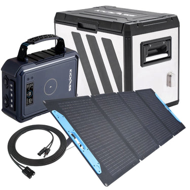 KickAss ProductsKickAss 70L Single Zone Fridge Bundle with KickCharge Powerhub 380Wh & 120W Folding Portable Solar PanelKAF - 70SZ - KAFSP120 - KAPHUB - 380 - BUNDLE