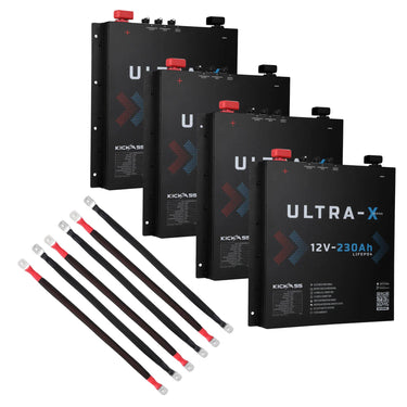 KickAss ProductsKickAss 920Ah Ultra X Slimline Lithium Battery Kit with Linking CablesKA - ULTRAX920AH - LINKKIT