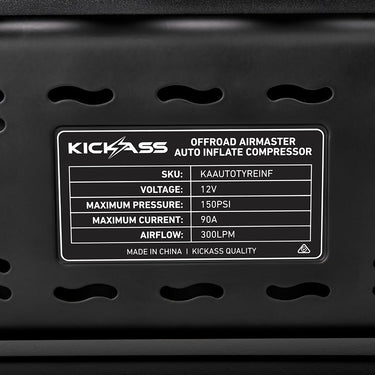 KickAss ProductsKickAss AirMaster II 12V Twin Outlet Air Compressor – 150 PSIKAAUTOTYREINF