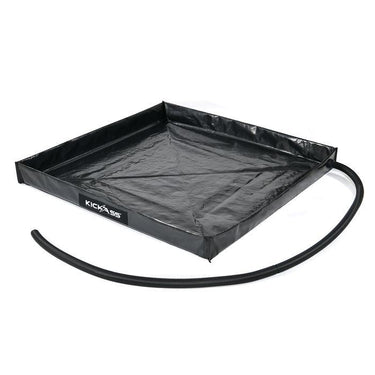 KickAss ProductsKickAss AquaBoss Rooftop 26L Bundle with Premium Shower Awning Black & Orange & BaseKA-AQBROOF26L-PREMSTENTBO-BASE