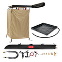 KickAss ProductsKickAss AquaBoss Rooftop 26L Bundle with Premium Shower Awning with Swing Arm & BaseKA-AQBROOF26L-EXTSTENT-BASE