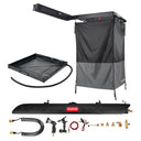 KickAss ProductsKickAss AquaBoss Rooftop 26L Bundle with RIGHT Fold-Out Shower Tent Awning and BaseKA-AQUABOSS-26L-RFST-BASE