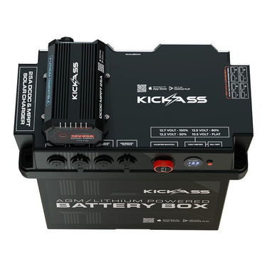 KickAss ProductsKickAss Battery Box with 25A DCDC Charger + Integrated BluetoothKAJBBOX25A