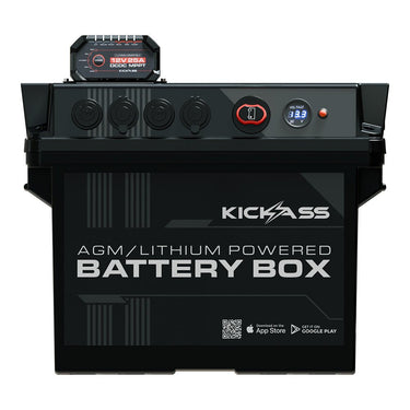 KickAss ProductsKickAss Battery Box with 25A DCDC Charger + Integrated BluetoothKAJBBOX25A