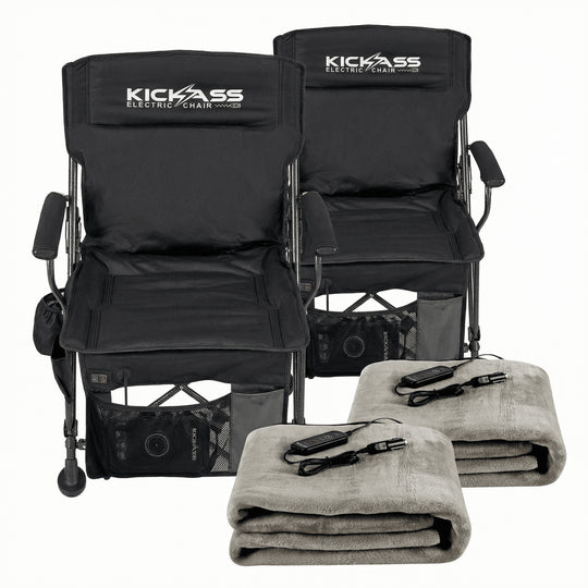 KickAss ProductsKickAss Couples Electric Chair and Blanket BundleKA-CHAIR-BLANKET-BUNDLE
