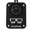 KickAss ProductsKickAss Double Flush Mount Housing - 50A Anderson Style Plug (USB A+C)KAFMPAnd+USB