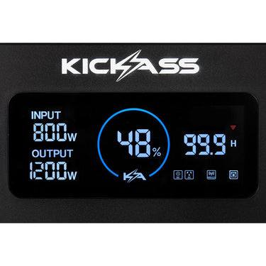 KickAss ProductsKickass Kickcharge 1200 LiFePO4 Power Station MKII - 1120Wh, 87.5Ah @ 12.8VKAPHUB-1200-MKII