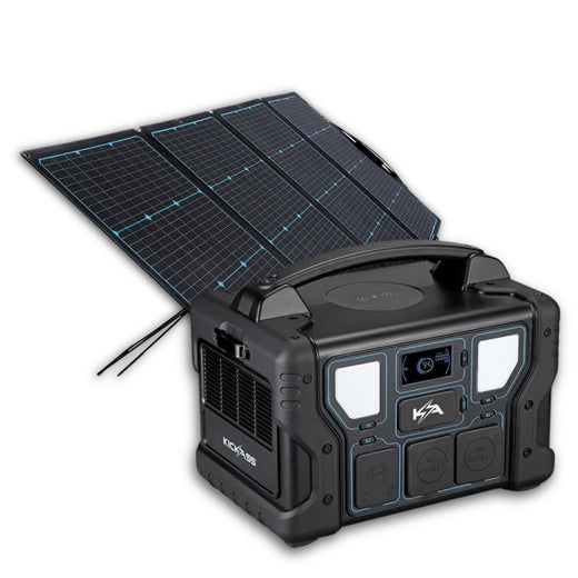 KickAss KickCharge 1200W Power Station + 240W Solar Generator Kit