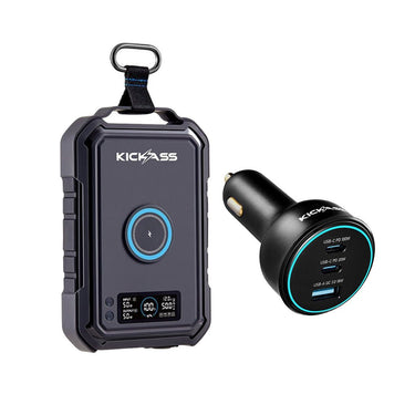 KickAss ProductsKickAss KickCharge 150Wh Portable Power Pack + 100W Car Charger BundleKAKAPHUB150-100W-BUNDLE