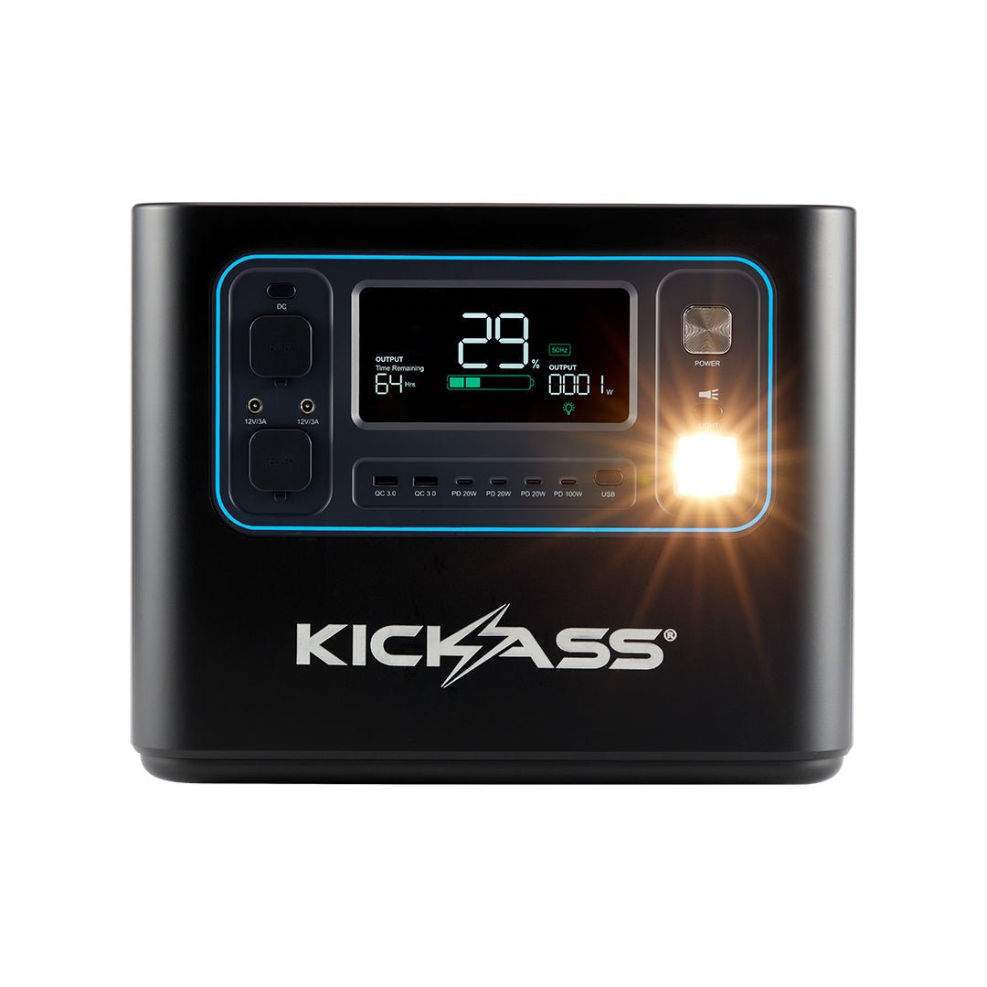 KickAss ProductsKickAss KickCharge 2400 Lithium Power Station – 2400W Inverter 2048WhKAPHUB - 2000